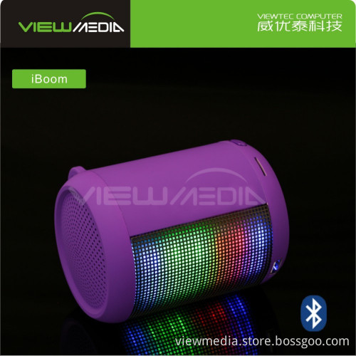 Clorful led light Bluetooth speaker portable Bluetooth mini speaker iBoom